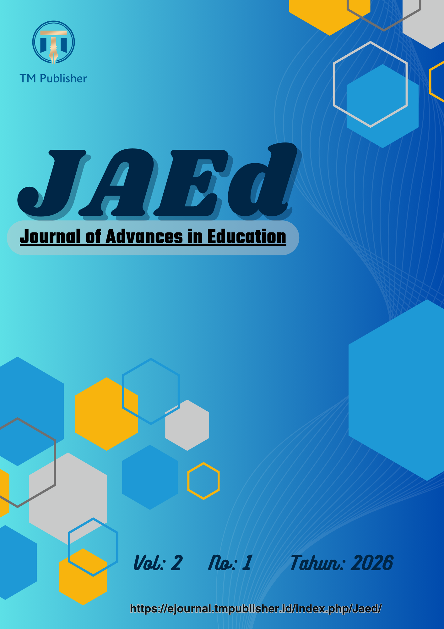 					View Vol. 2 No. 1 (2026): JAEd : Journal of Advances in Education
				